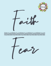 Load image into Gallery viewer, Faith Over Fear 8.5 x 11 Printable Wall Art Digital Download FREEBIE