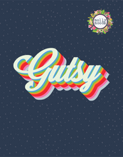 Load image into Gallery viewer, Gutsy Printable Wall Art Digital Download Trendy Text Design