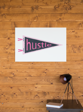 Load image into Gallery viewer, Hustle On Pink Digital Download FREEBIE Printable File, Office Wall Art, Gift for Entrepreneur