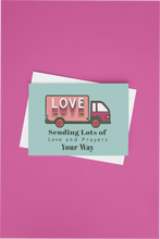 Load image into Gallery viewer, Sending Love and Prayers FREE Printable Encouragement Sympathy Greeting Card Digital Download