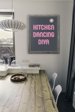 Load image into Gallery viewer, Kitchen Dancing Diva 8.5x11 FREEBIE Digital Download, Printable Wall Art, Kitchen Decor