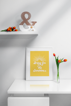Load image into Gallery viewer, Bring On the Sunshine Printable Wall Art Digital Download Cheery Home Decor