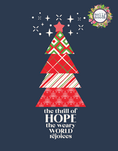 Load image into Gallery viewer, Weary World Rejoices Christmas Holiday Printable Digital Download Wall Art