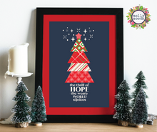 Load image into Gallery viewer, Weary World Rejoices Christmas Holiday Printable Digital Download Wall Art