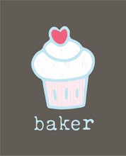 Load image into Gallery viewer, FREEBIE Cupcake Baker 8 x10 Digital Art Printable for Wall Art, Mood Board, Social Media, Personal Use
