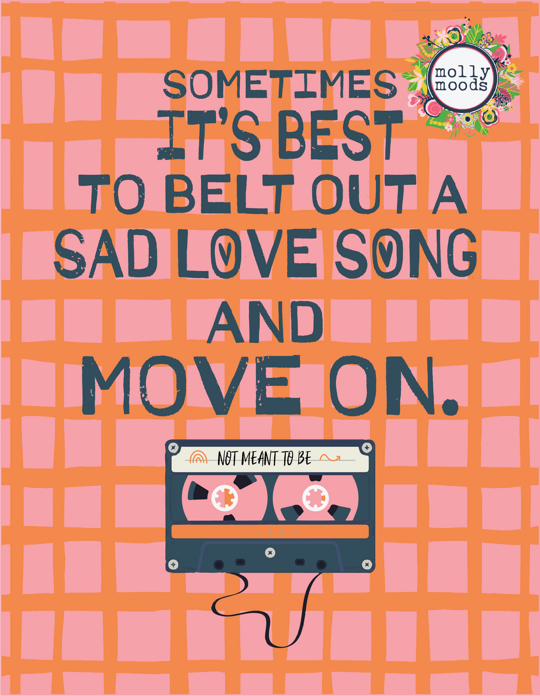 Belt Out A Sad Song Printable Digital Download Encouragement