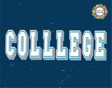 Load image into Gallery viewer, College In Classic Text Printable Wall Art Digital Download
