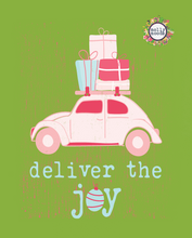 Load image into Gallery viewer, Deliver the Joy Holiday Buggy Printable Digital Download Holiday Decor Christmas Gift
