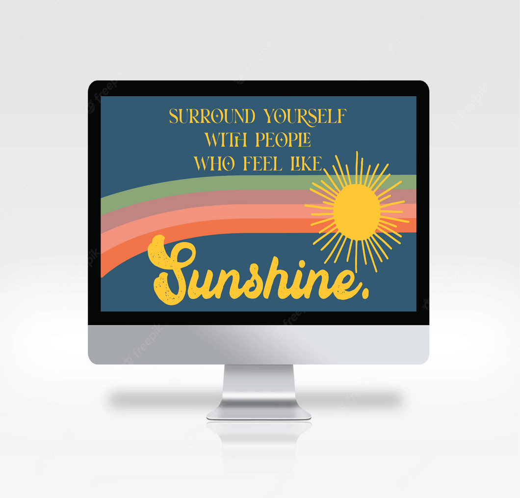 Feel Like Sunshine FREE Desktop Background