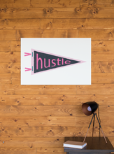 Load image into Gallery viewer, Hustle On Pink Digital Download FREEBIE Printable File, Office Wall Art, Gift for Entrepreneur
