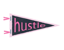 Load image into Gallery viewer, Hustle On Pink Digital Download FREEBIE Printable File, Office Wall Art, Gift for Entrepreneur
