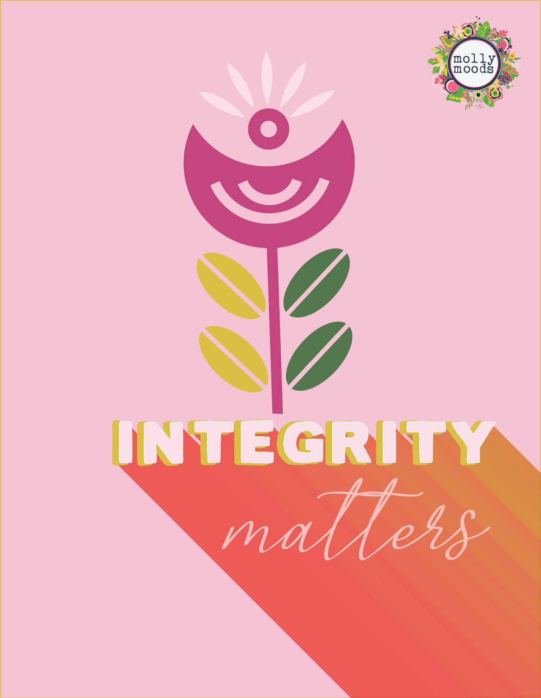 Integrity Matters Printable Wall Art Digital Download