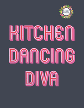 Load image into Gallery viewer, Kitchen Dancing Diva 8.5x11 FREEBIE Digital Download, Printable Wall Art, Kitchen Decor
