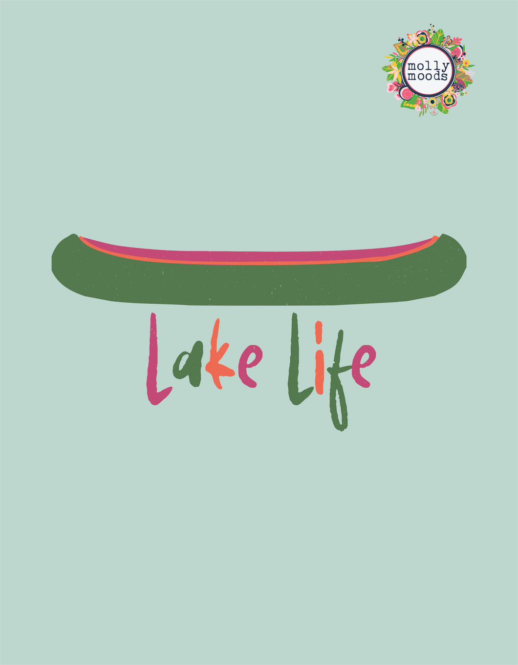 Lake Life Printable Wall Art Digital Download for Lake Lovers, Lake House