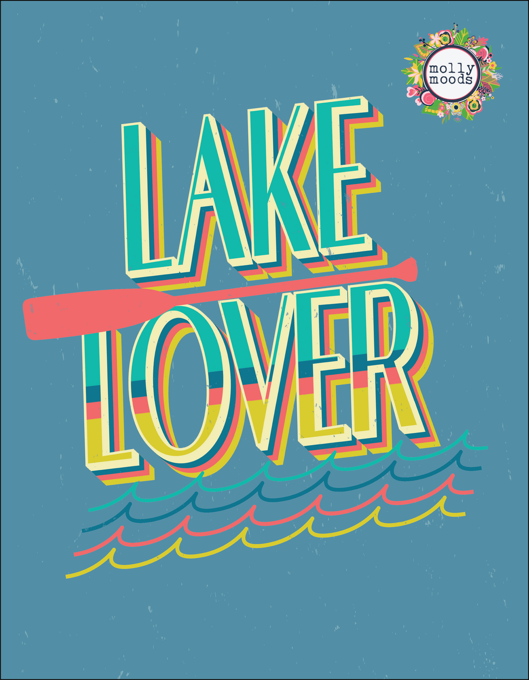 Lake Lover Printable Wall Art Digital Download for Lake House