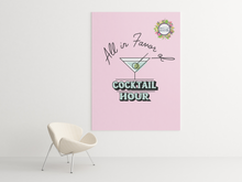 Load image into Gallery viewer, All in Favor of Cocktail Hour Printable Wall Art Digital Download
