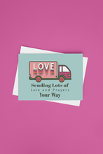 Load image into Gallery viewer, Love and Prayers Printable Sympathy/Encouragement Card Digital Download
