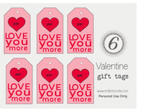 Load image into Gallery viewer, Super Cute Valentine Gift Tag FREEBIE Printable for your Valentine, Galentine, Bestie, Family or Friends
