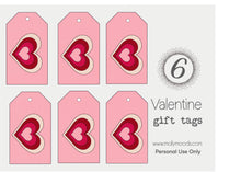 Load image into Gallery viewer, Super Cute Valentine Gift Tag FREEBIE Printable for your Valentine, Galentine, Bestie, Family or Friends
