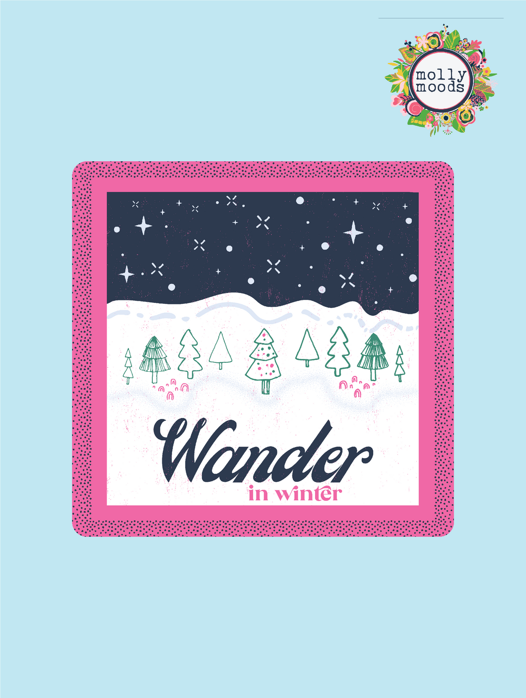 Wander In Winter Printable Wall Art Digital Download